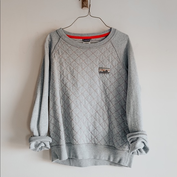 patagonia quilted crewneck